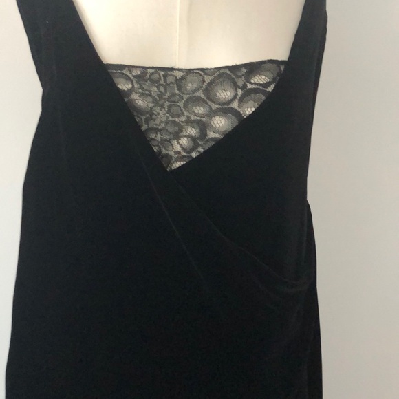 DVF Velvet Faux Wrap Dress NWT - Picture 4 of 8